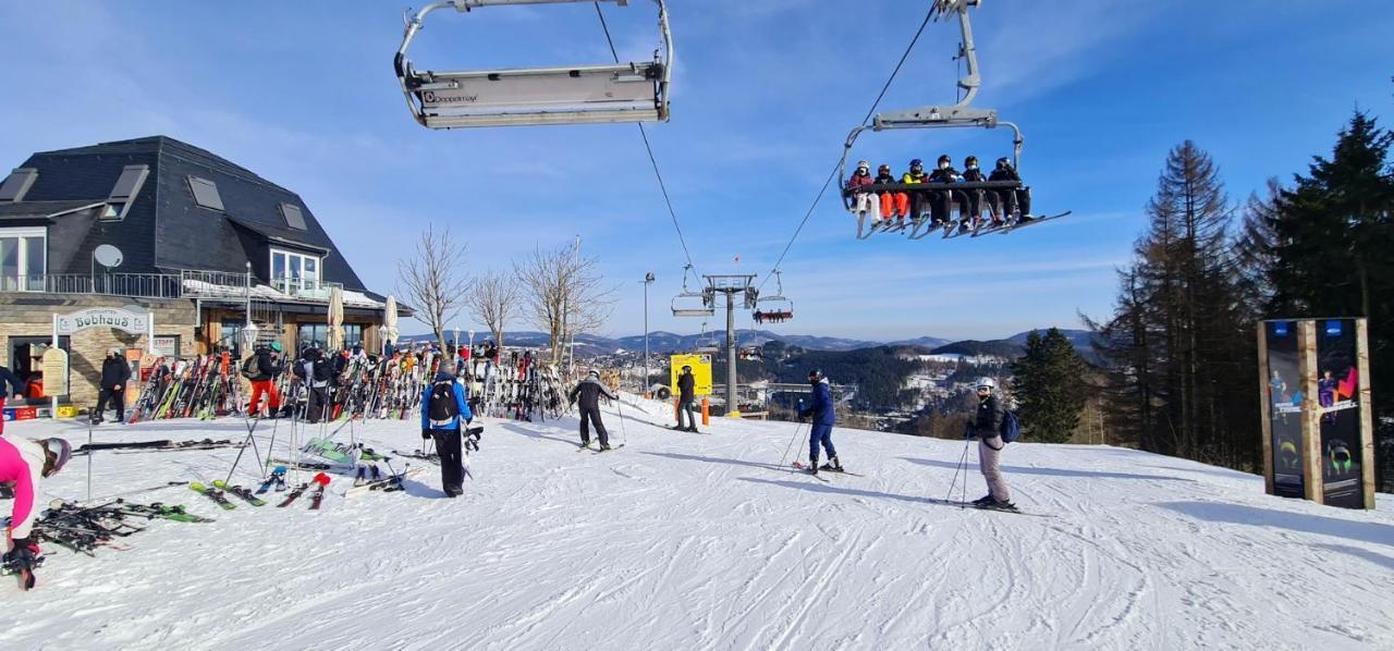 Pistenblume Apartment - Skipiste, Stadtzentrum Winterberg Kültér fotó